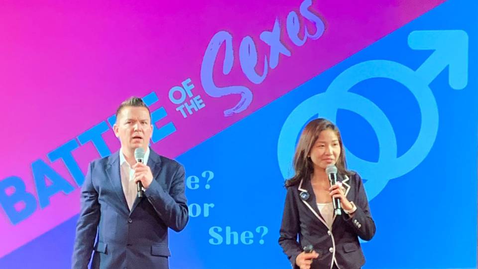 Battle of the Sexes game segment