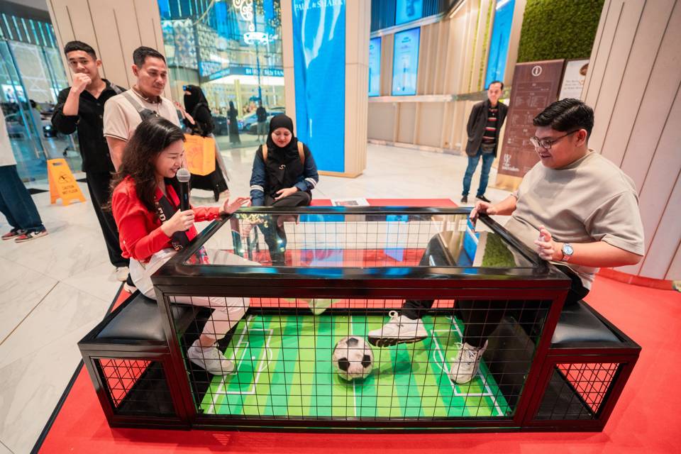 Hosting a football game at the Huawei AppGallery activation