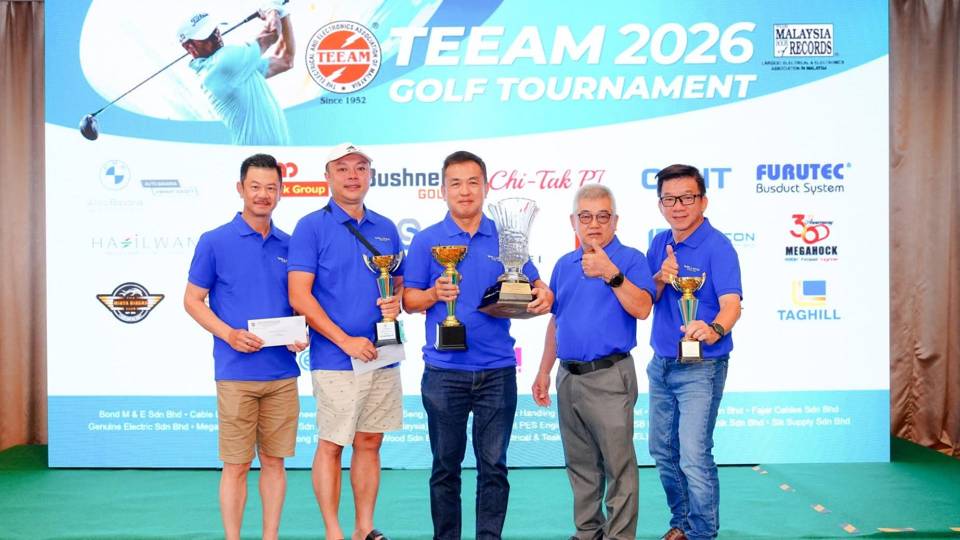 Prize winners at the TEEAM 2026 Golf Tournament